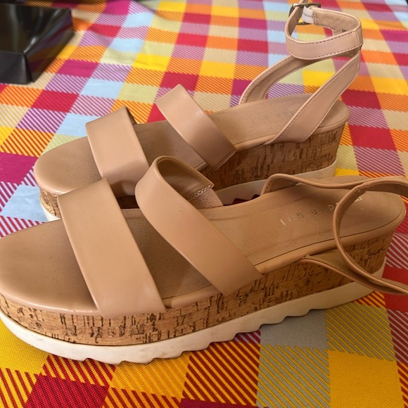 Madden Girl Chunky Cork Platforms - Picture 1 of 6